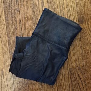 Black Faux Leather Leggings